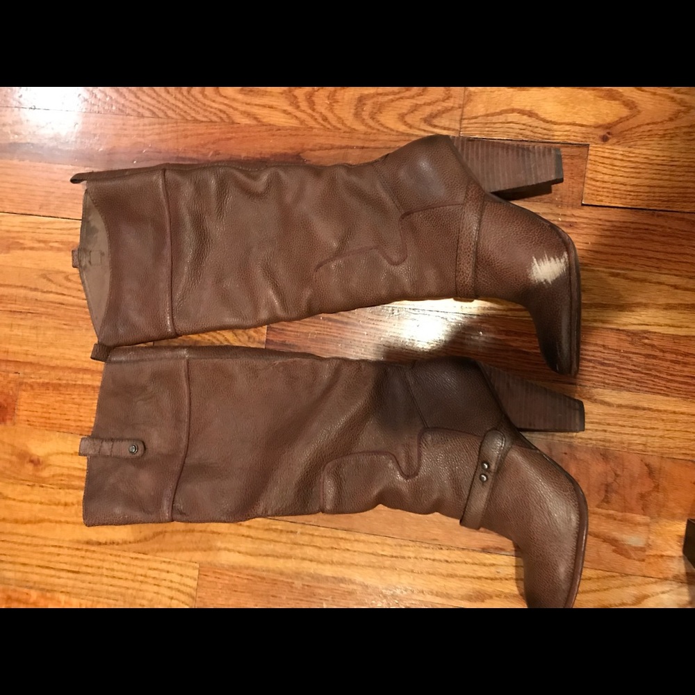 Sam Edelman brown knee boots